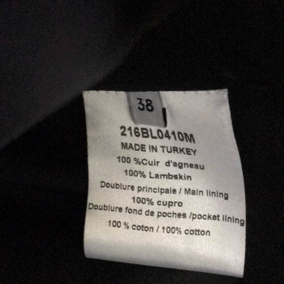 Size 38 Courreges lamb skin Suede Jacket - Picture 4 of 6